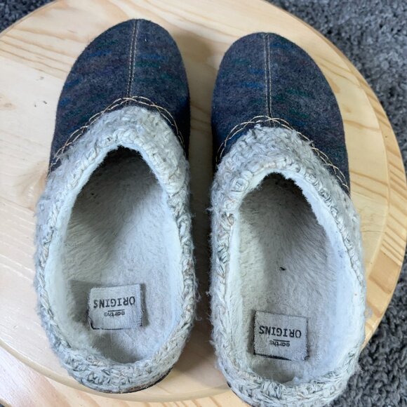 Earth Origins Shoes Elana Clogs Womens Size 9.5 Knit Faux Fur Lined Cork Slip On - Picture 6 of 8